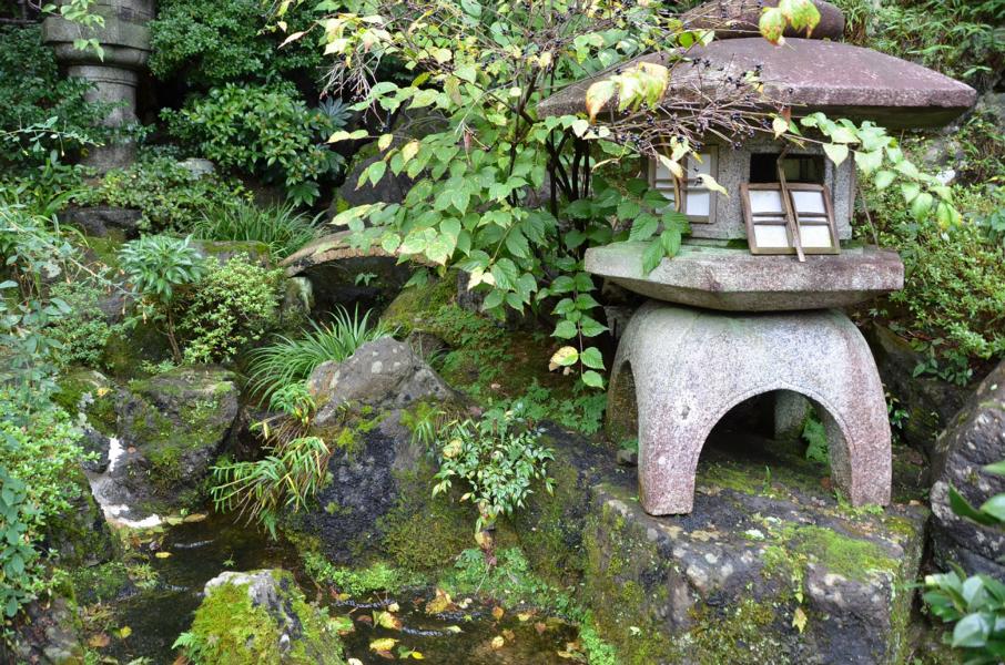 Japanisches Gartendetail